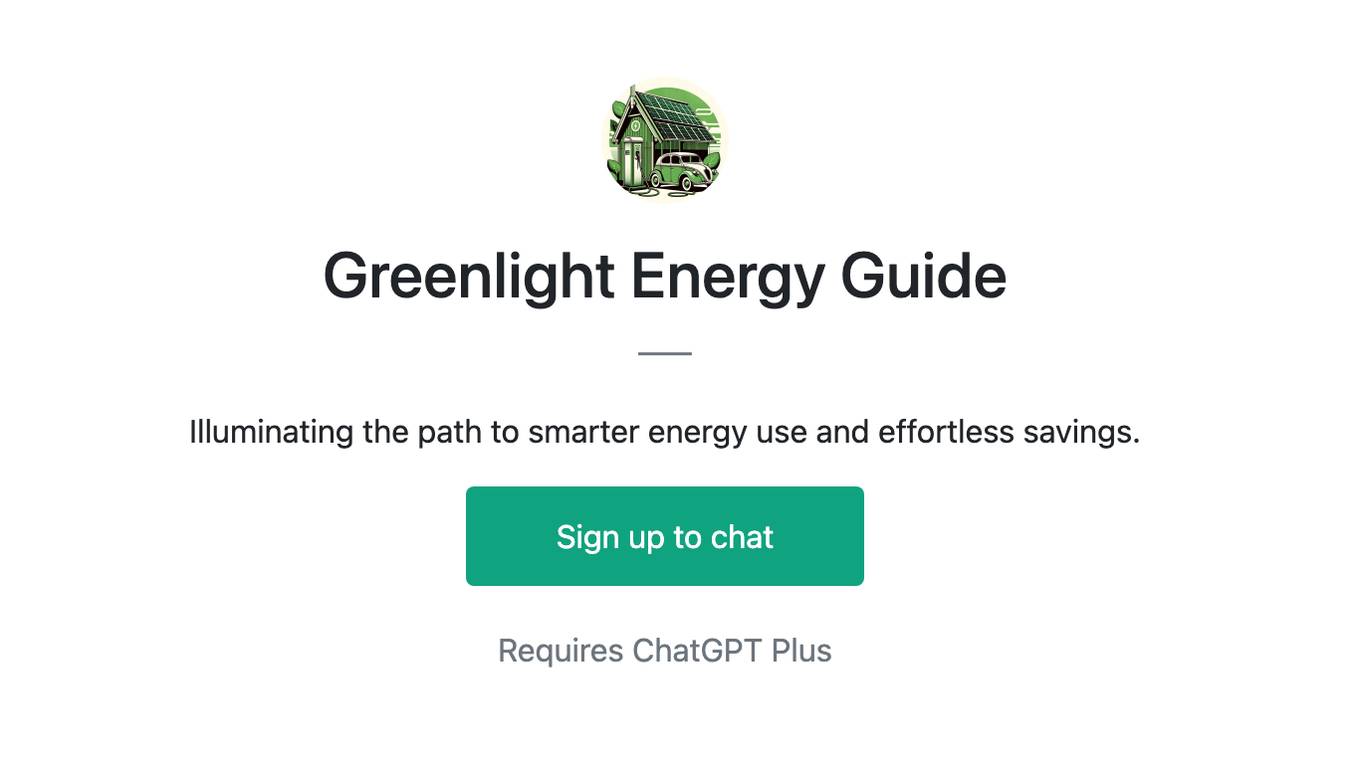 Greenlight Energy Guide Screenshot