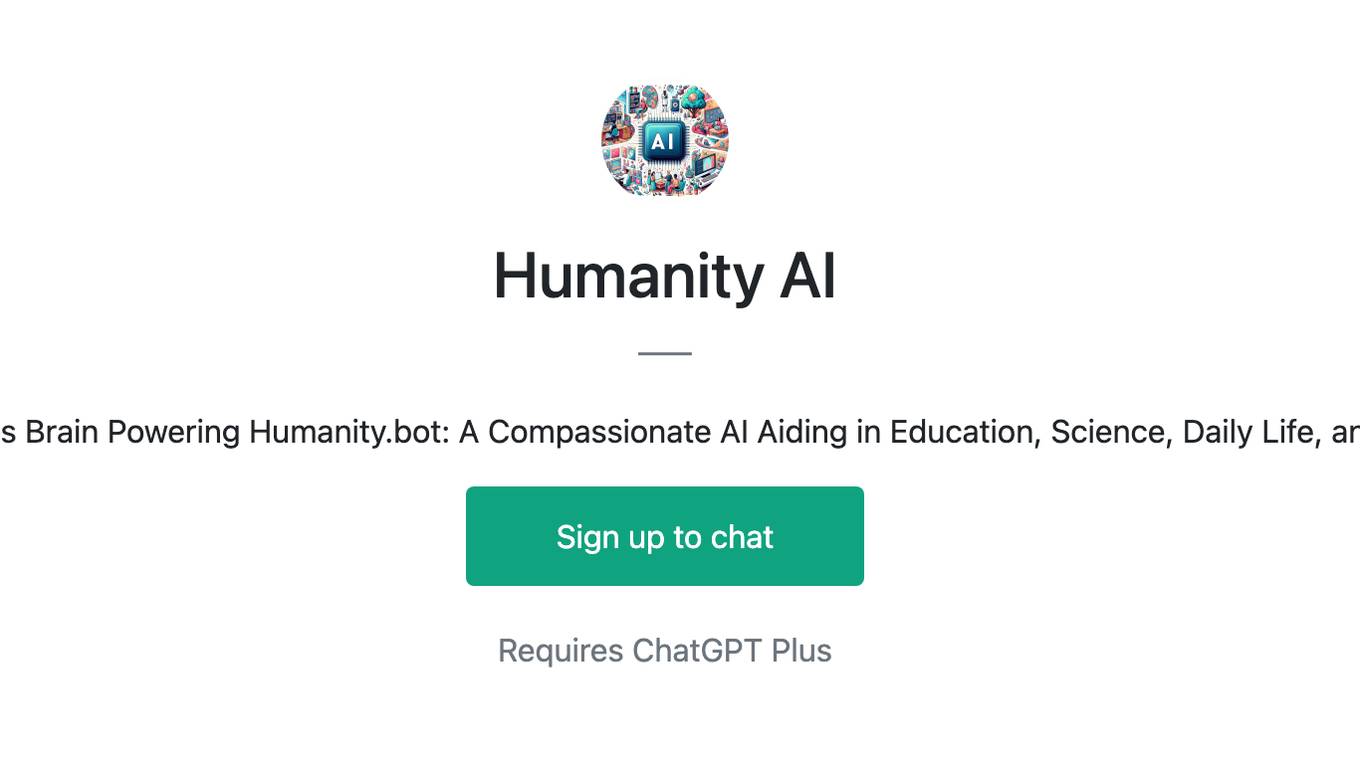 Humanity AI Screenshot