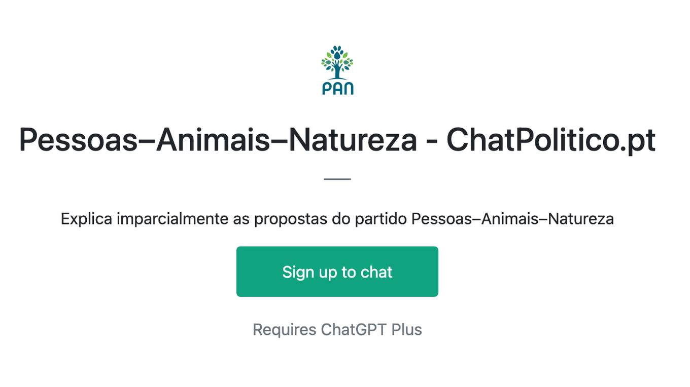 Pessoas–Animais–Natureza - ChatPolitico.pt Screenshot