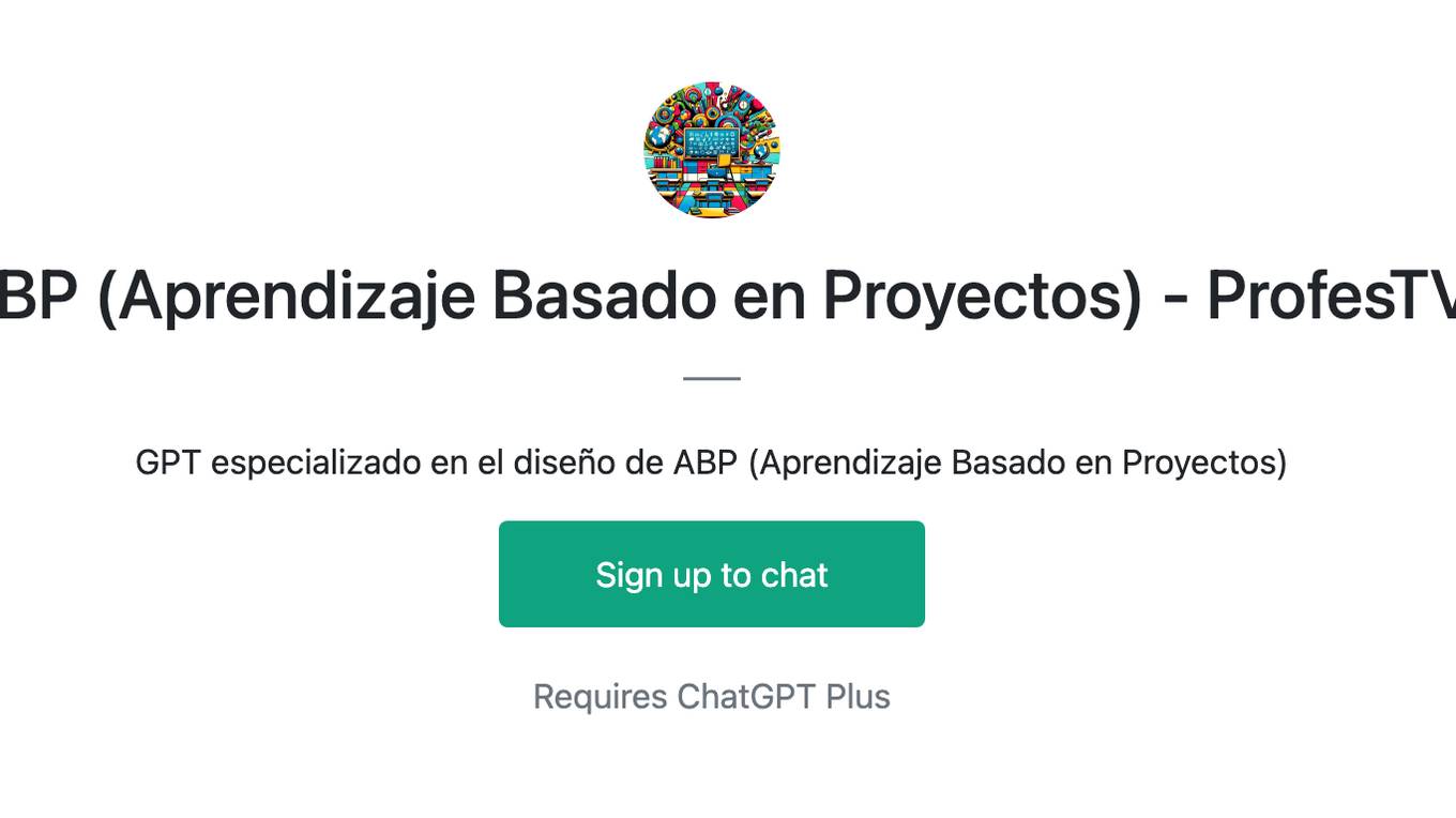 ABP (Aprendizaje Basado en Proyectos) - ProfesTV Screenshot