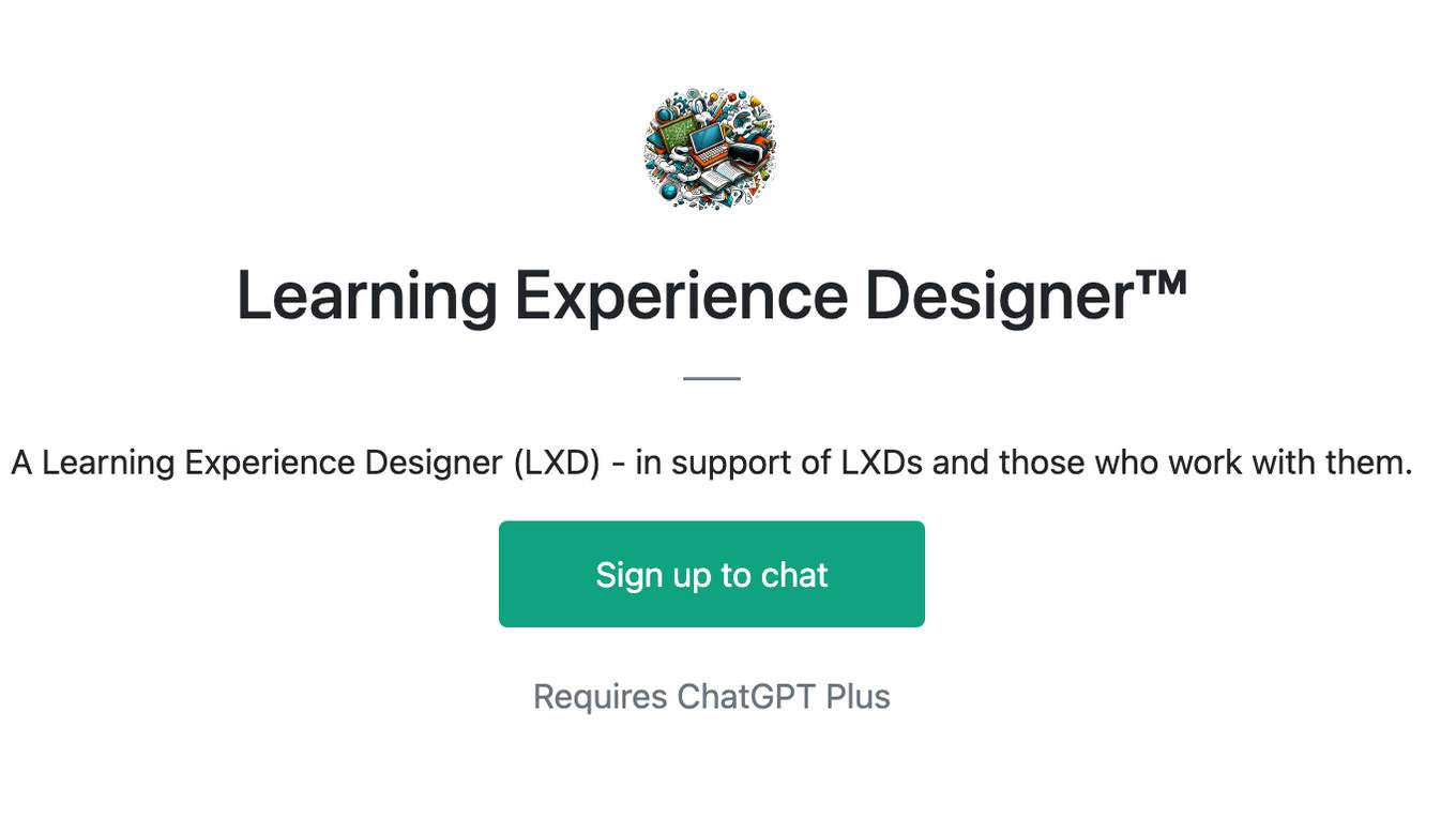 Learning Experience Designer™ Screenshot