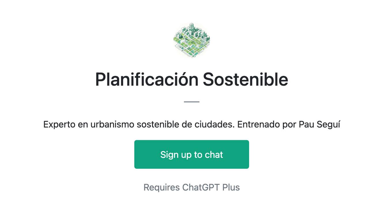 Planificación Sostenible Screenshot