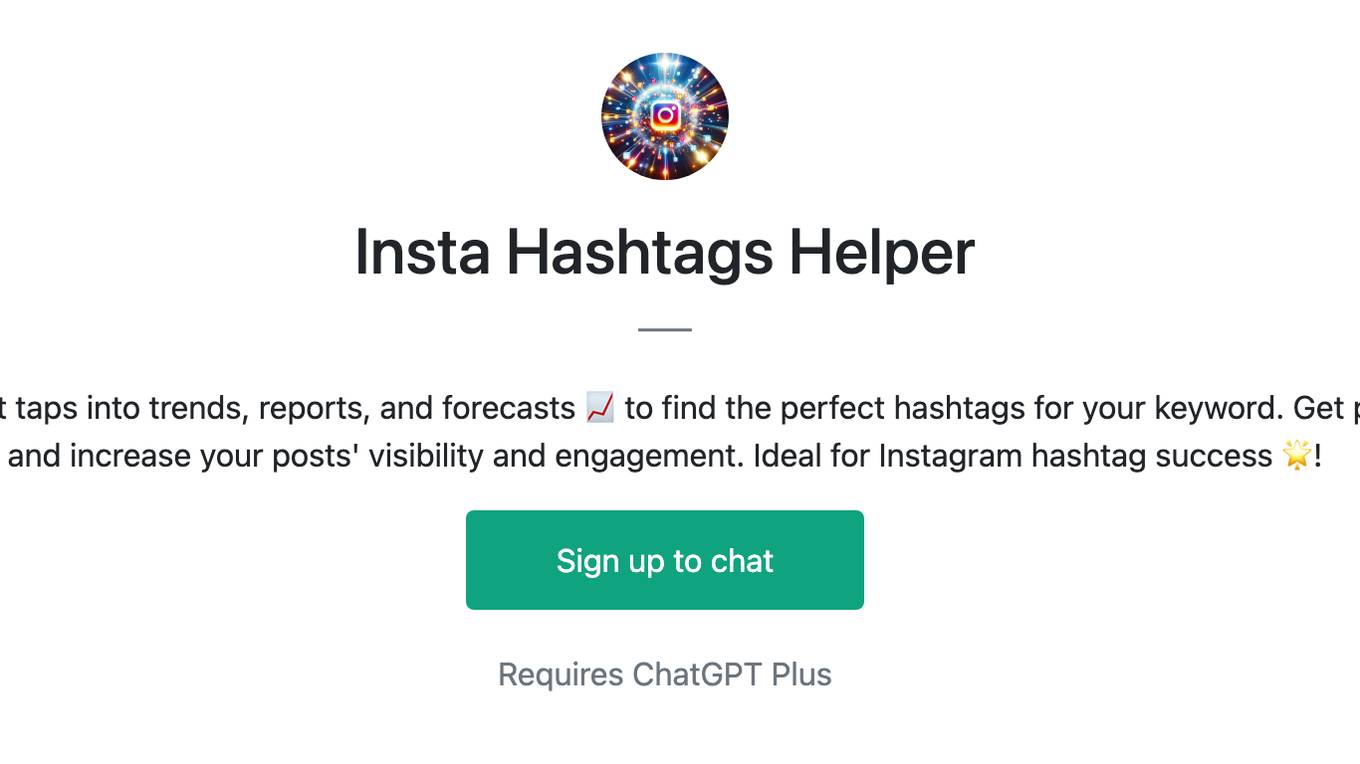 Insta Hashtags Helper Screenshot