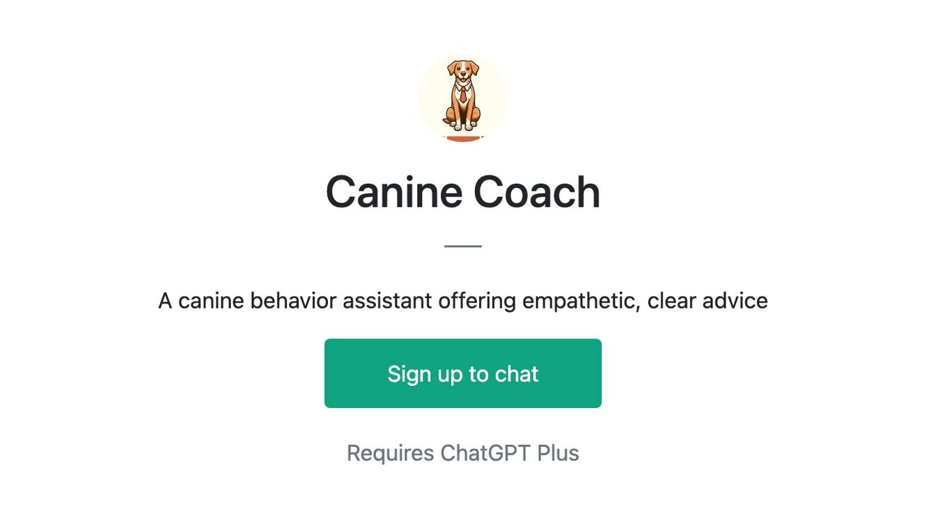 Canine Coach Screenshot