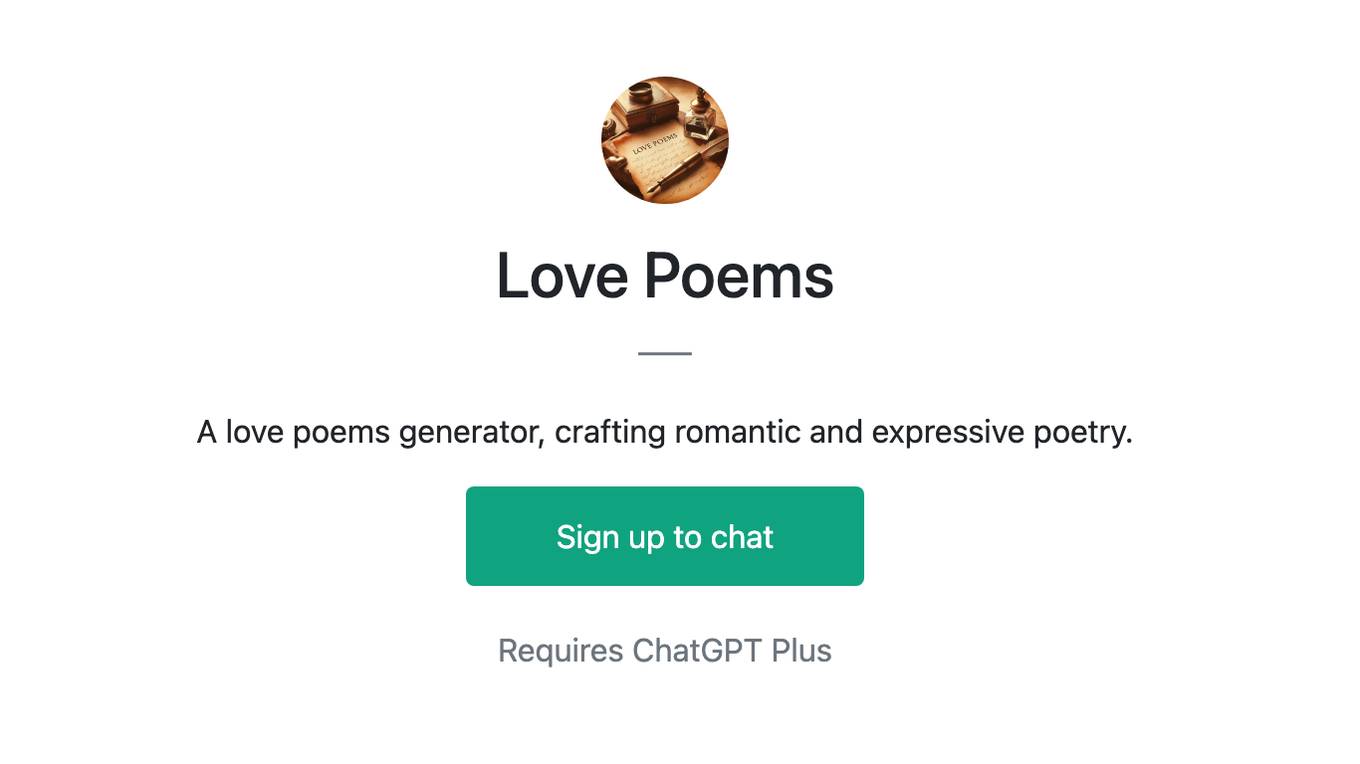 Love Poems Screenshot