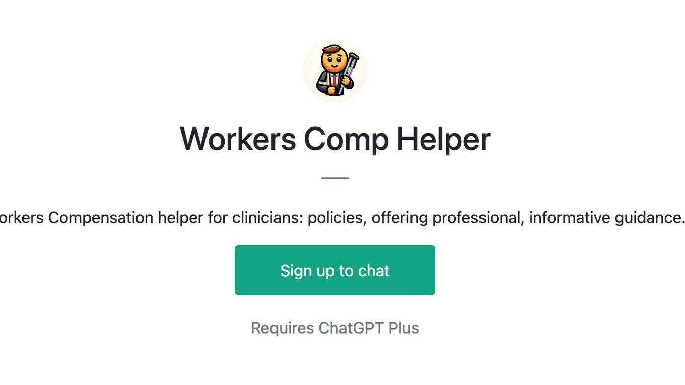 Workers Comp Helper Screenshot