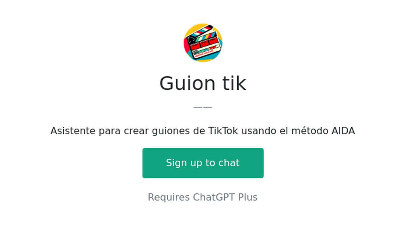 Guion tik Screenshot