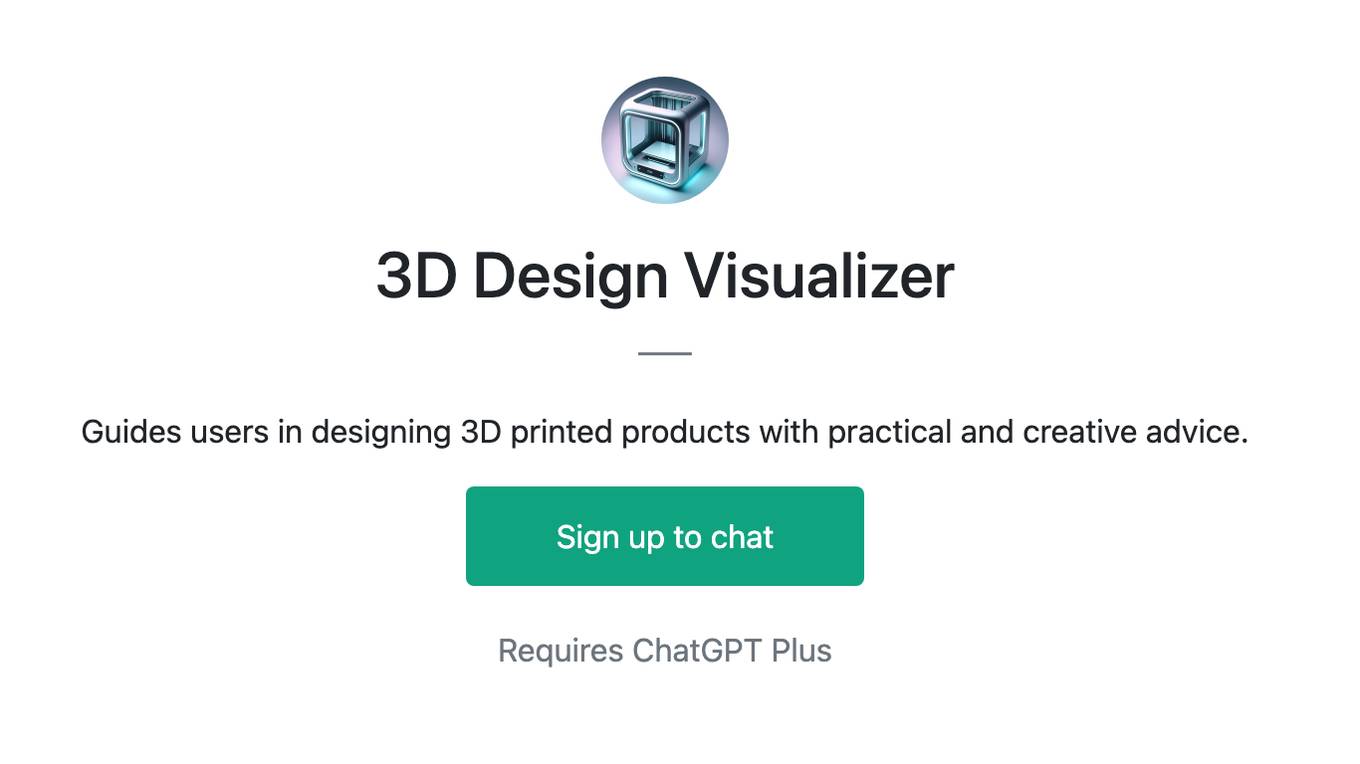 3D Design Visualizer Screenshot