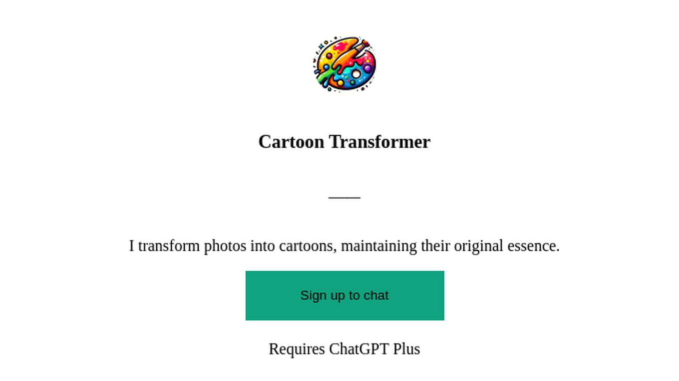 Cartoon Transformer Screenshot