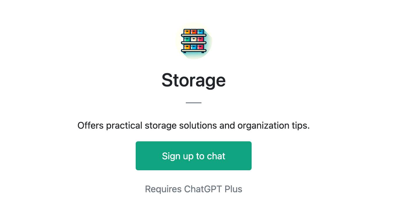 Storage Screenshot