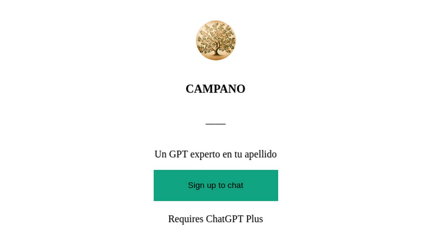 CAMPANO Screenshot