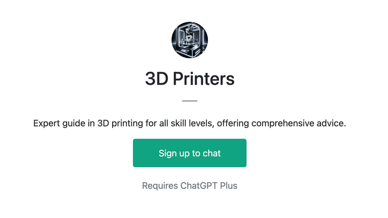 3D Printers Screenshot