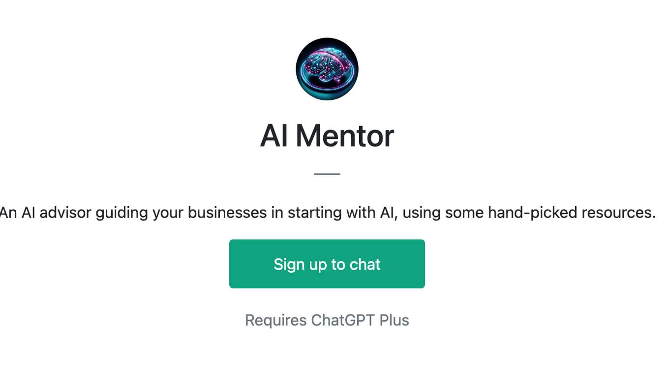 AI Mentor Screenshot