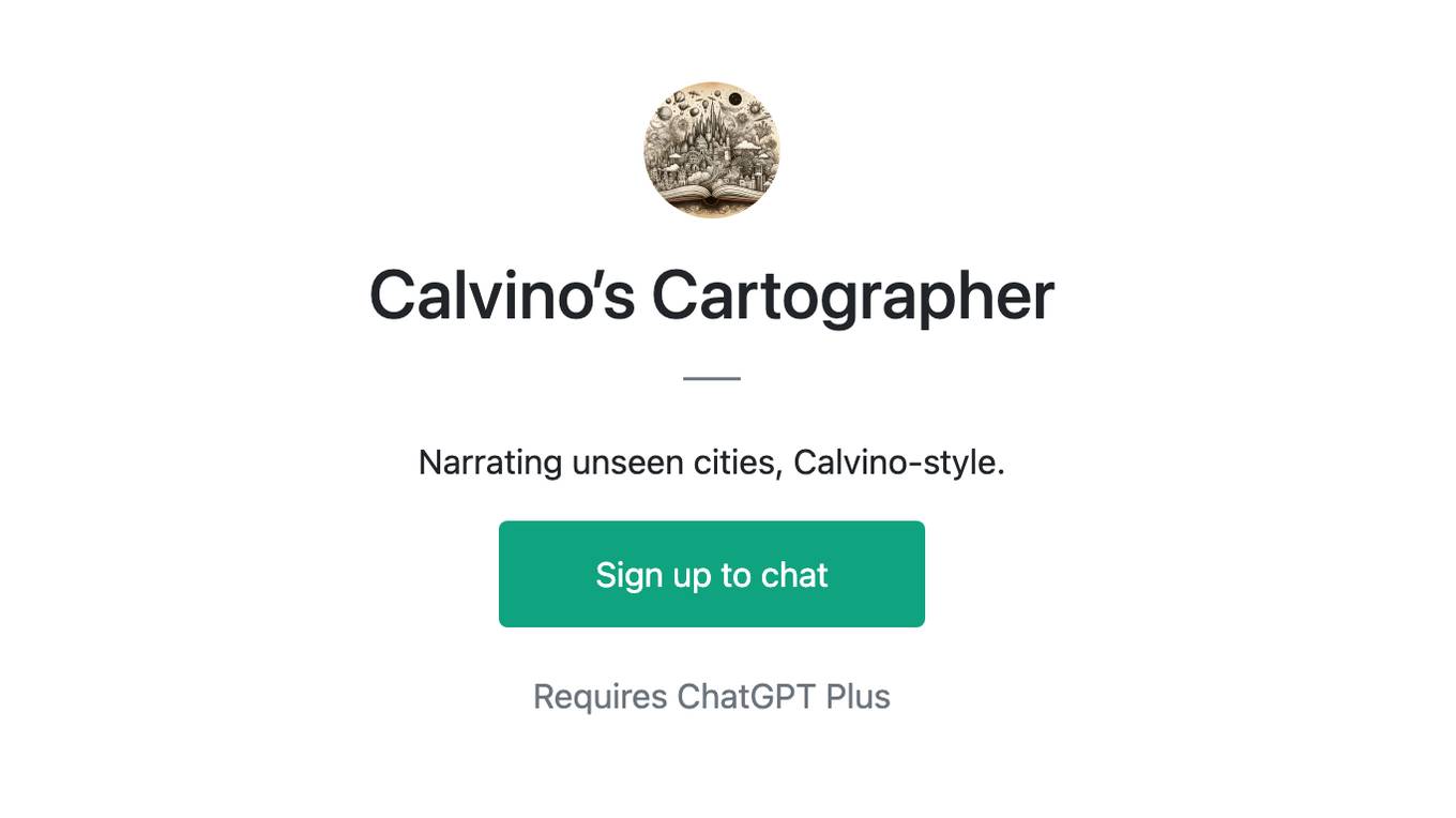 Calvino’s Cartographer Screenshot