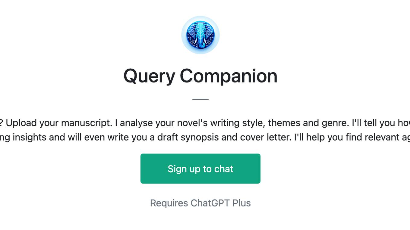 Query Companion Screenshot