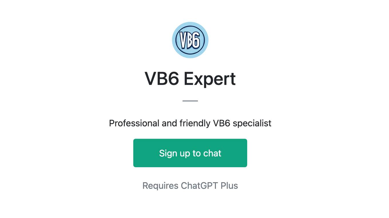 VB6 Expert Screenshot