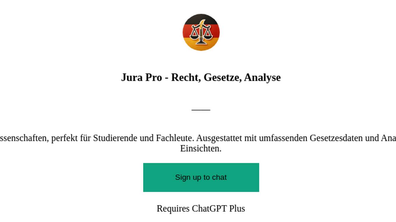 Jura Pro - Recht, Gesetze, Analyse Screenshot