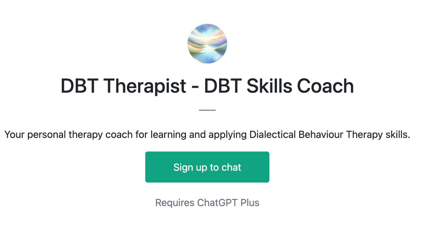 DBT Therapist - DBT Skills Coach Screenshot