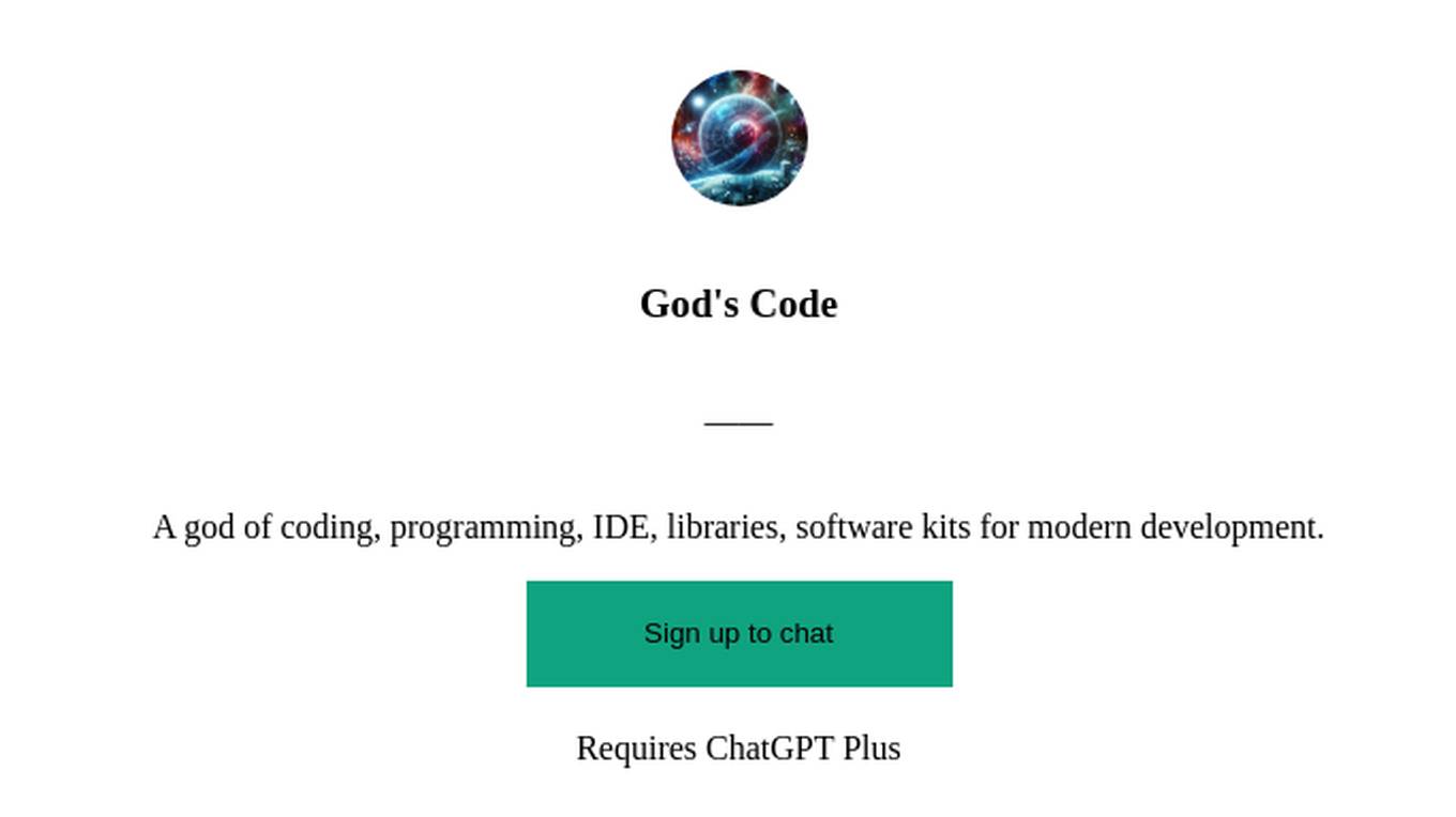 God's Code Screenshot