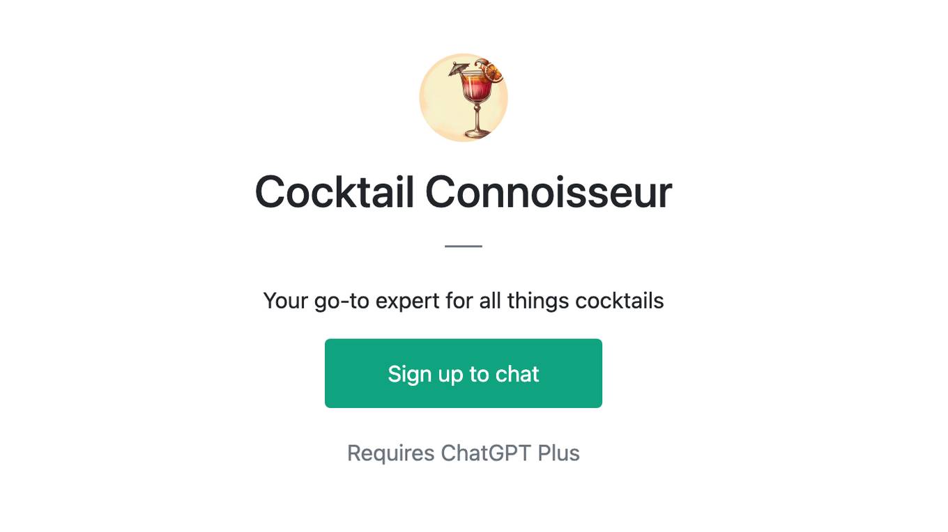 Cocktail Connoisseur Screenshot