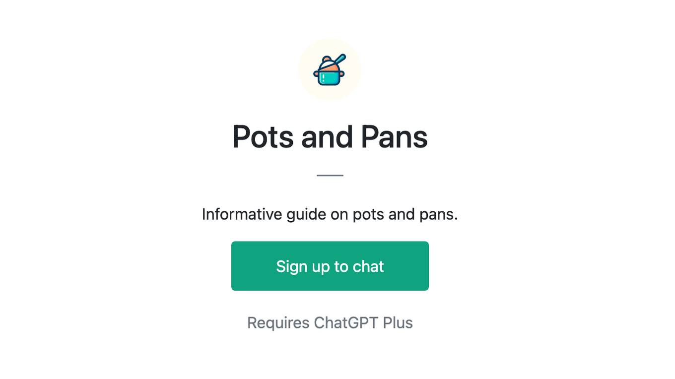 Pots and Pans Screenshot