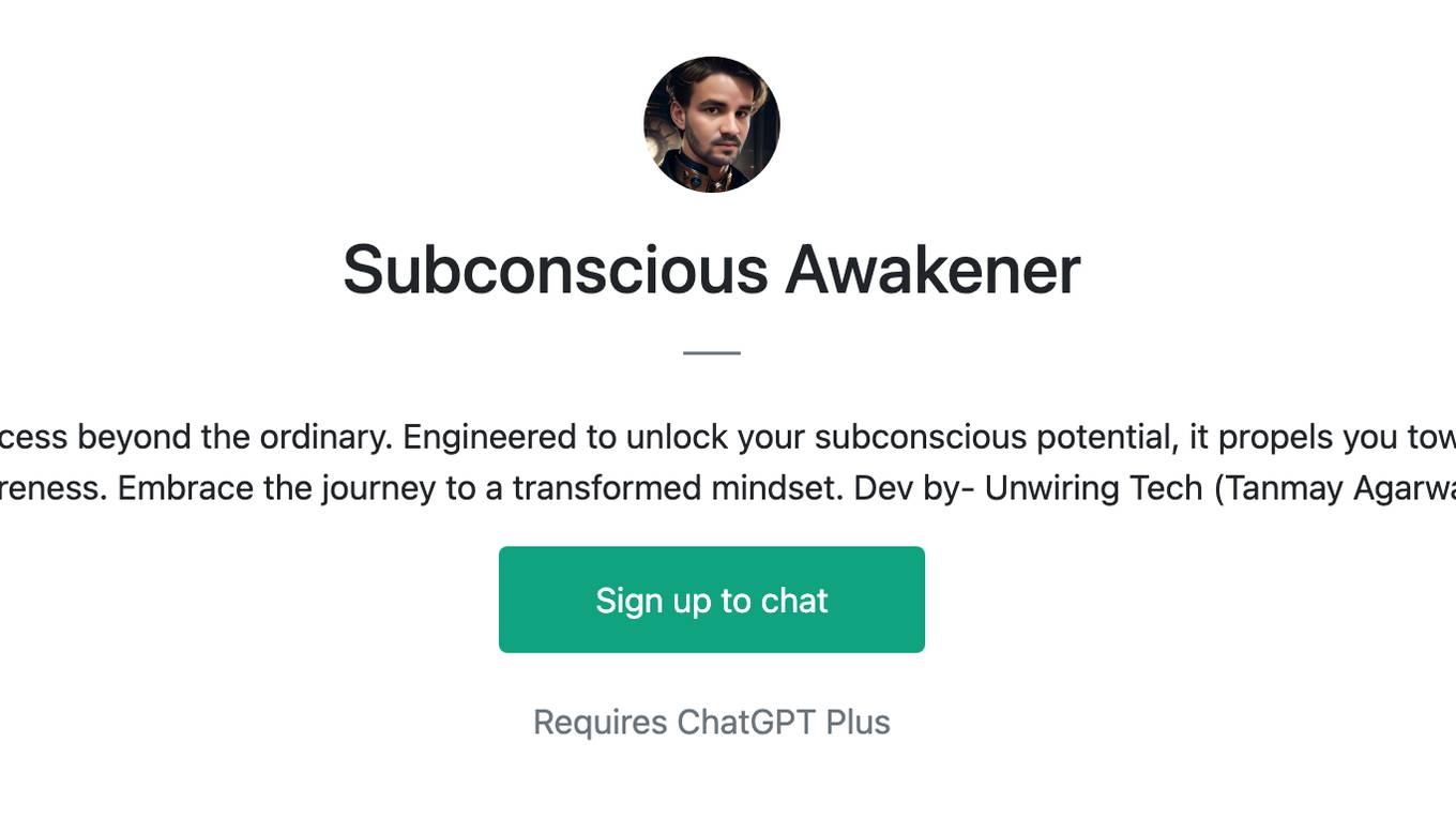 Subconscious Awakener Screenshot