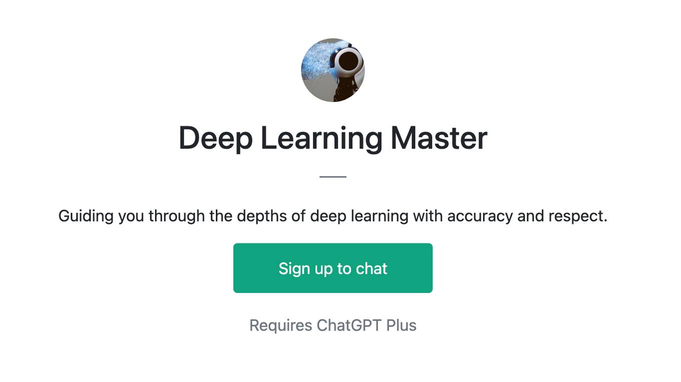 Deep Learning Master Screenshot