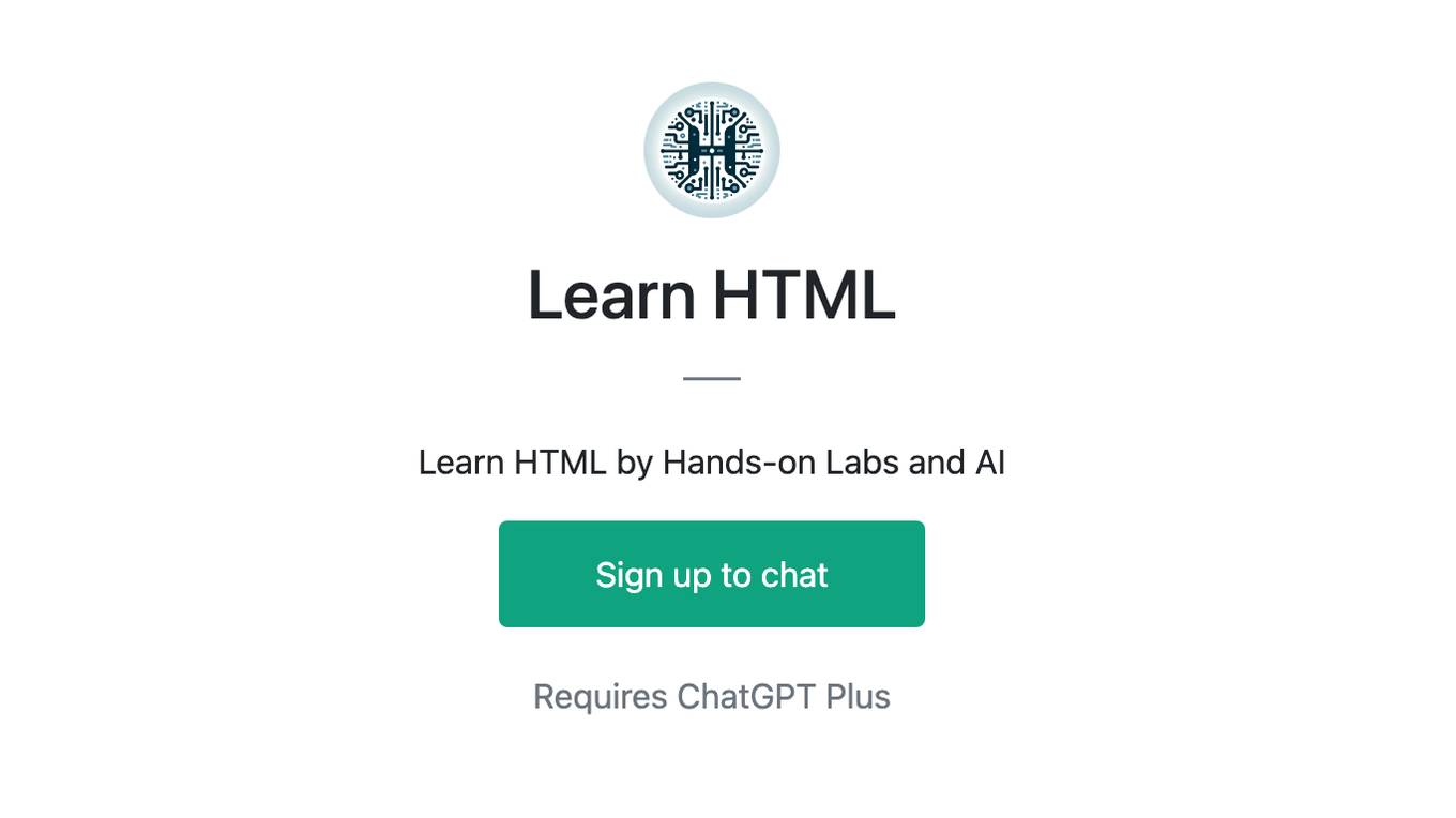 Learn HTML Screenshot