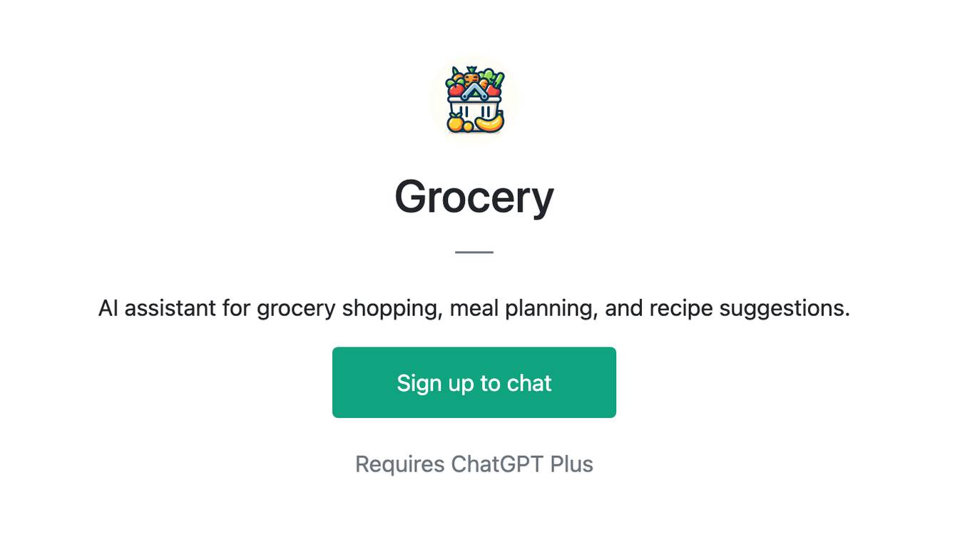 Grocery Screenshot