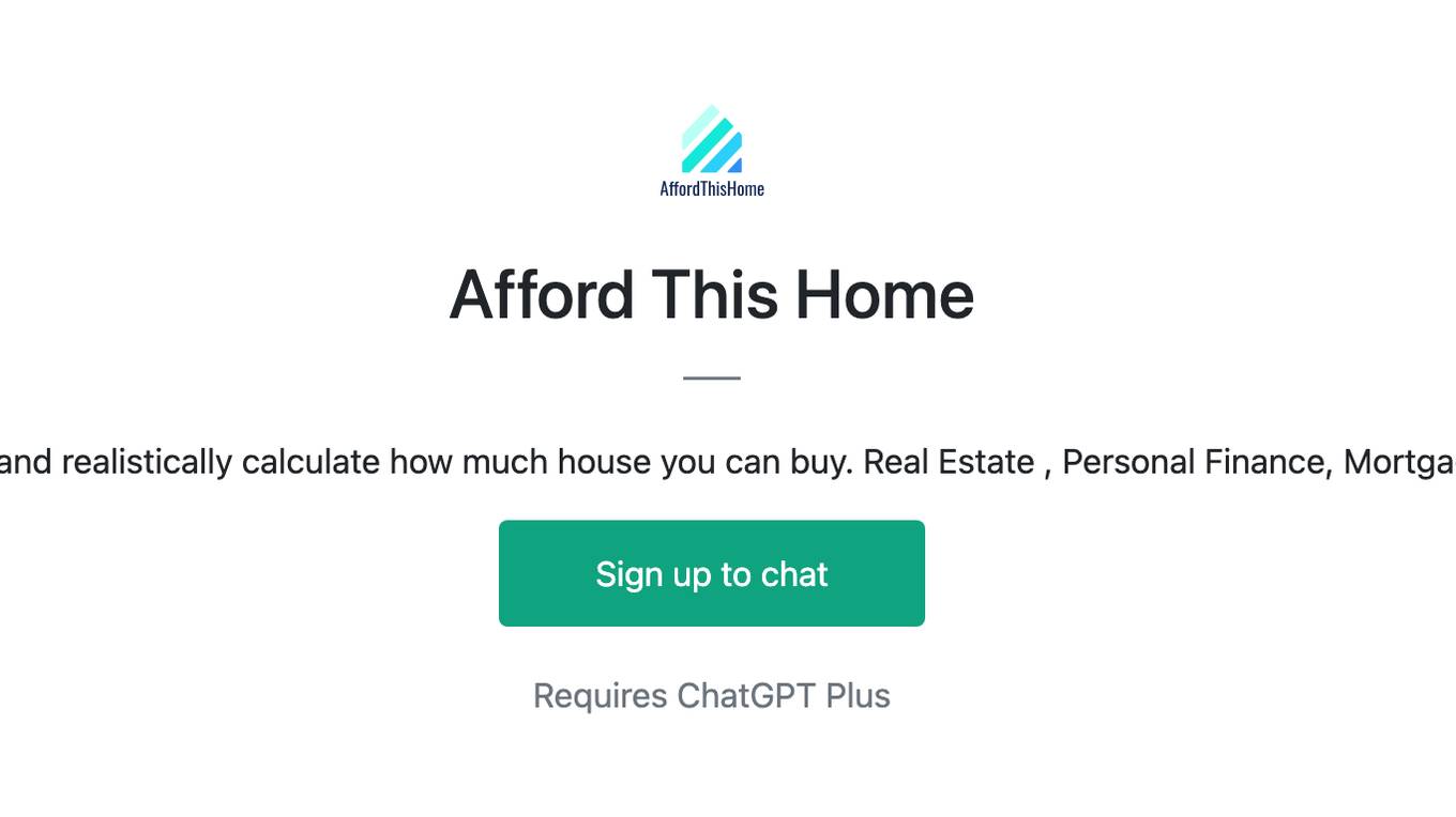 Afford This Home Screenshot