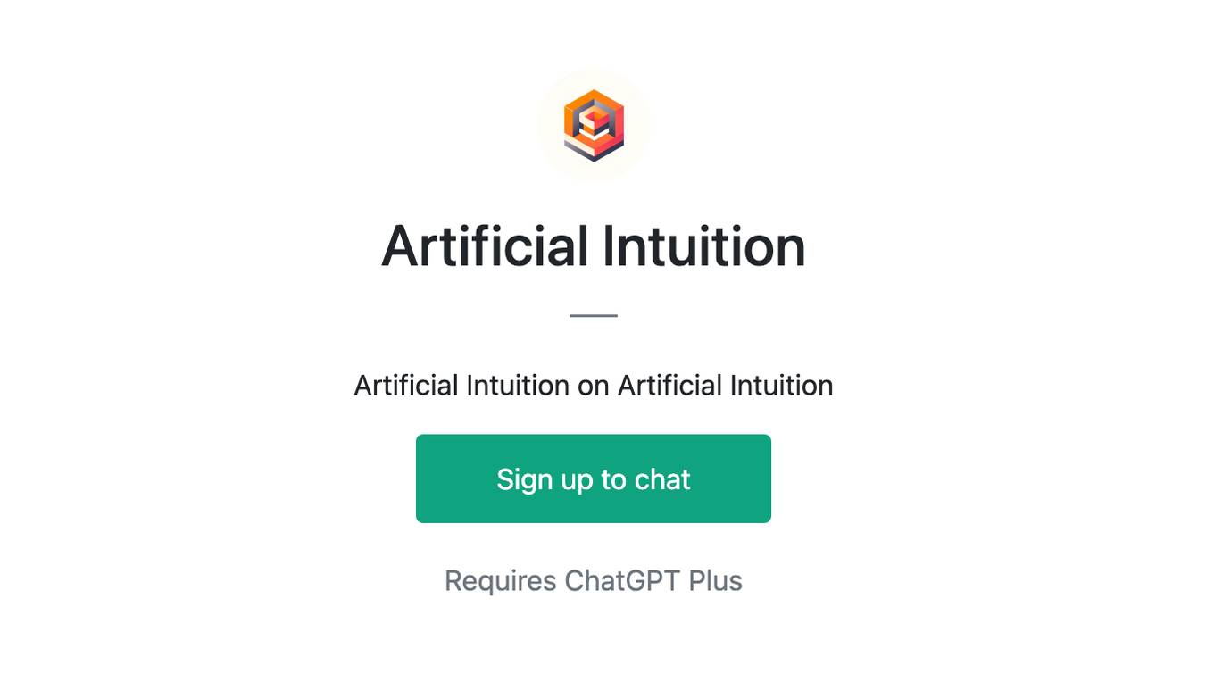 Artificial Intuition Screenshot