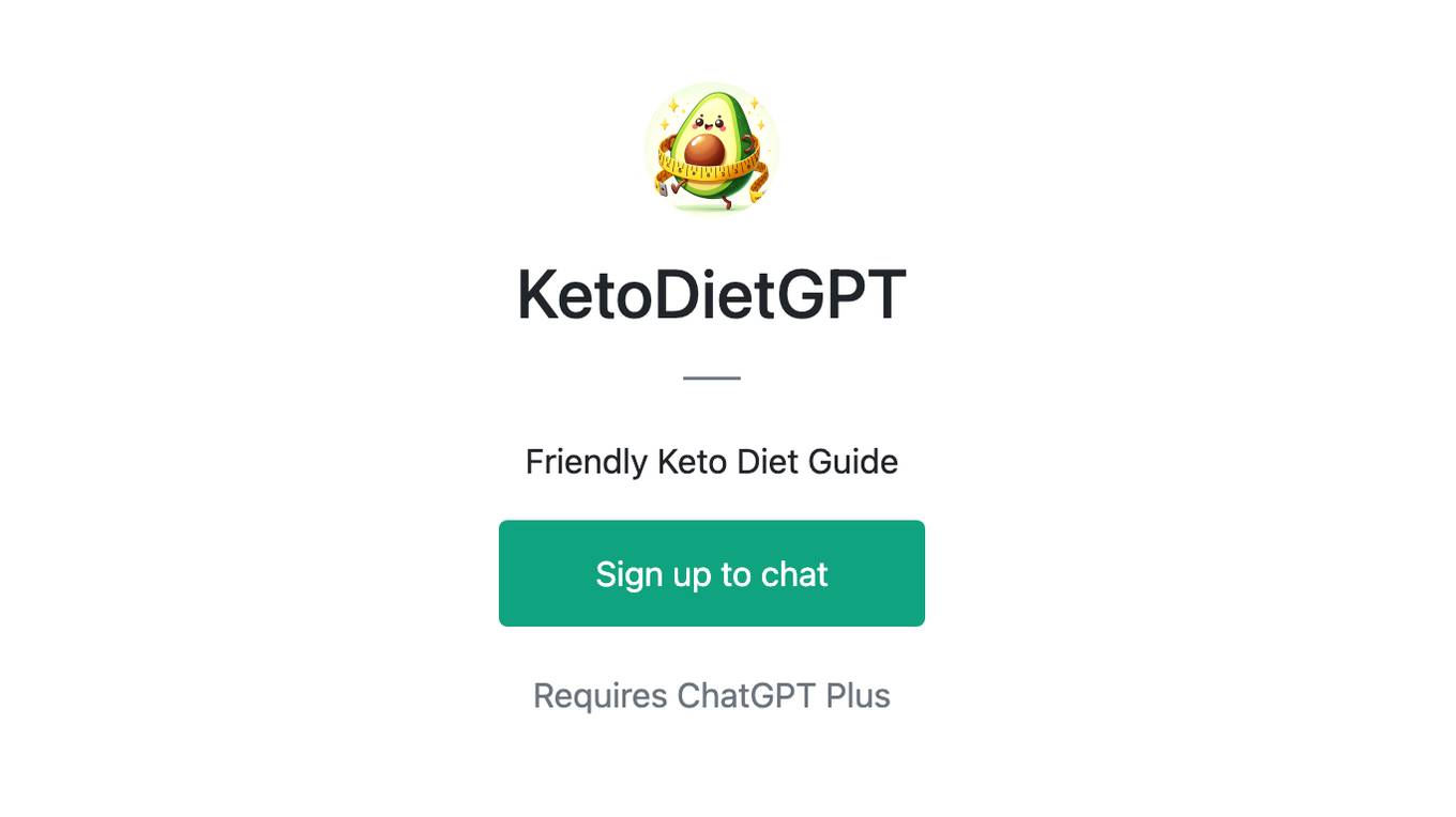 KetoDietGPT Screenshot