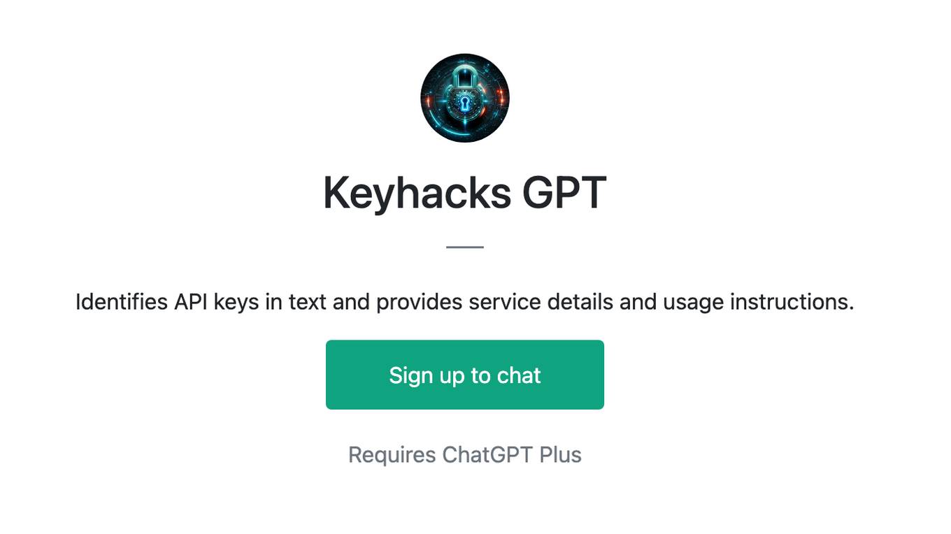 Keyhacks GPT Screenshot