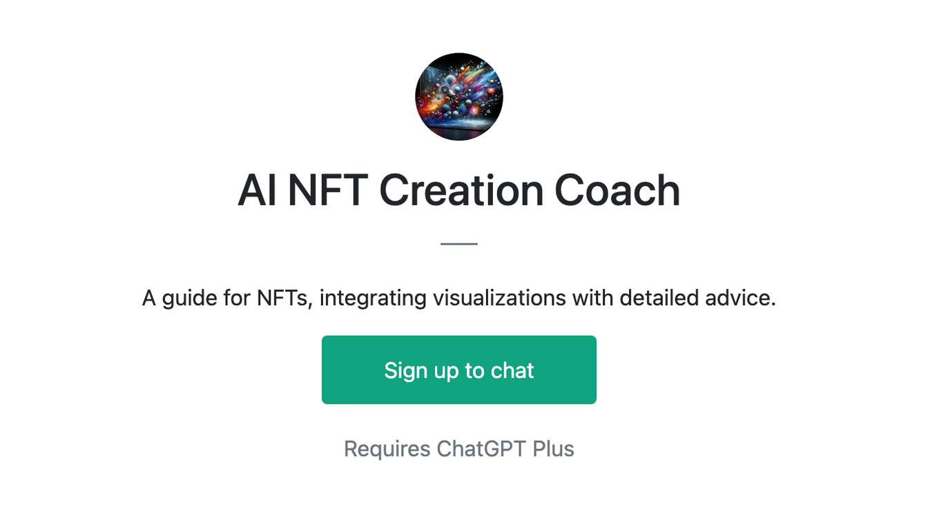 AI NFT Creation Coach Screenshot