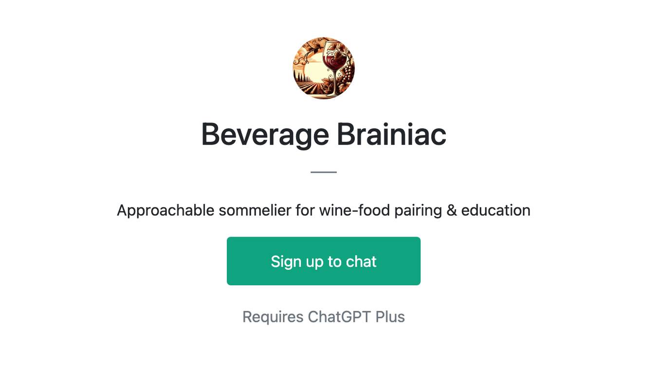 Beverage Brainiac Screenshot