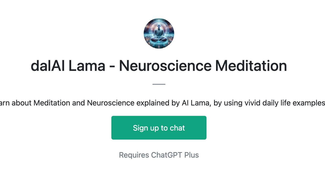 dalAI Lama - Neuroscience Meditation Screenshot