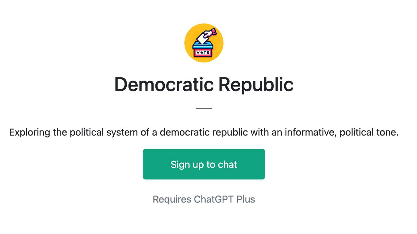 Democratic Republic Screenshot