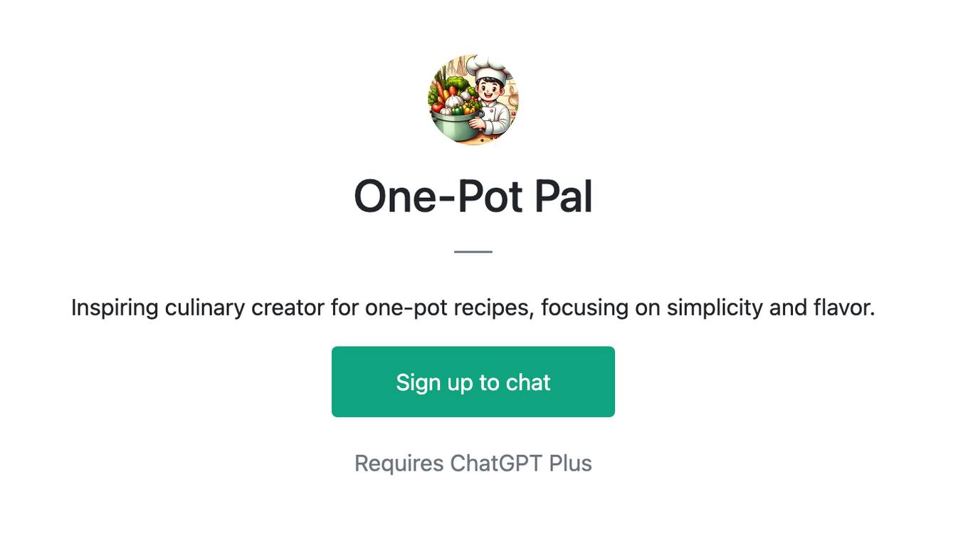 One-Pot Pal Screenshot