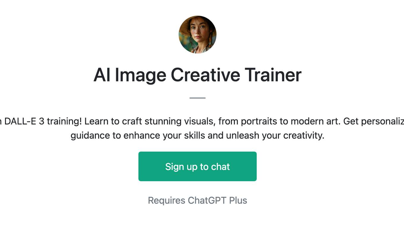 AI Image Creative Trainer Screenshot