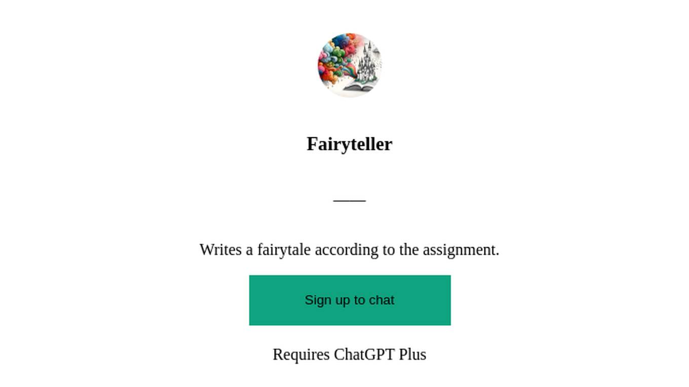 Fairyteller Screenshot