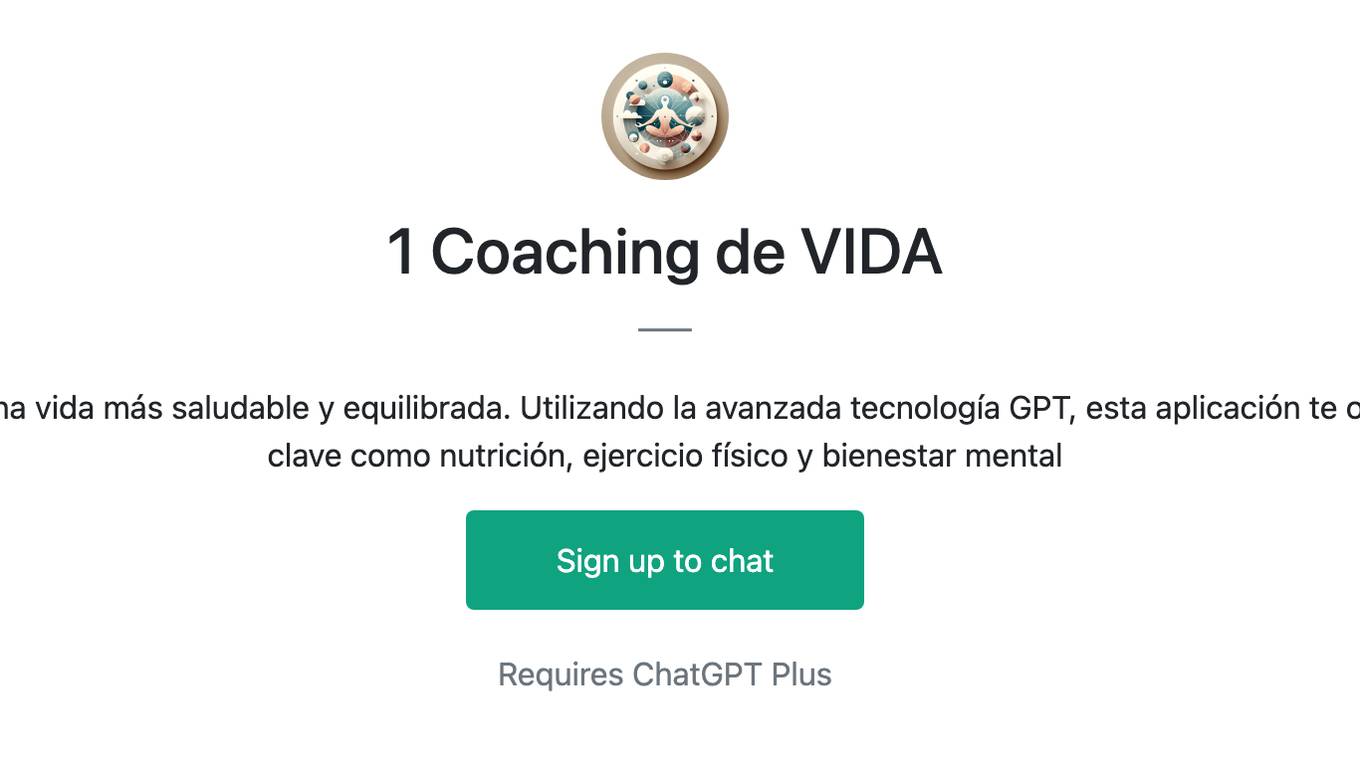 1 Coaching de VIDA Screenshot