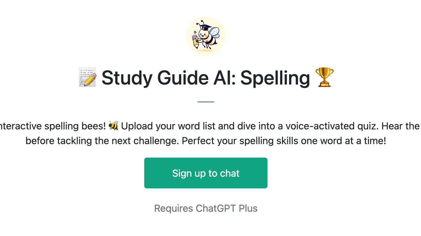 📝 Study Guide AI: Spelling 🏆 Screenshot