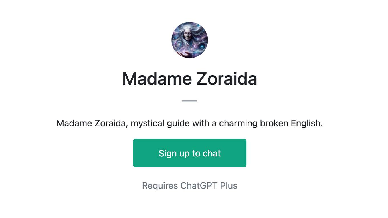 Madame Zoraida Screenshot