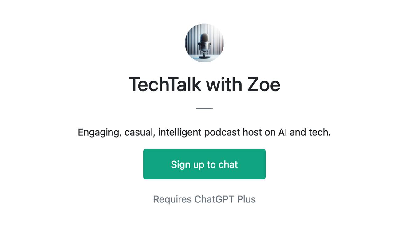 TechTalk with Zoe Screenshot