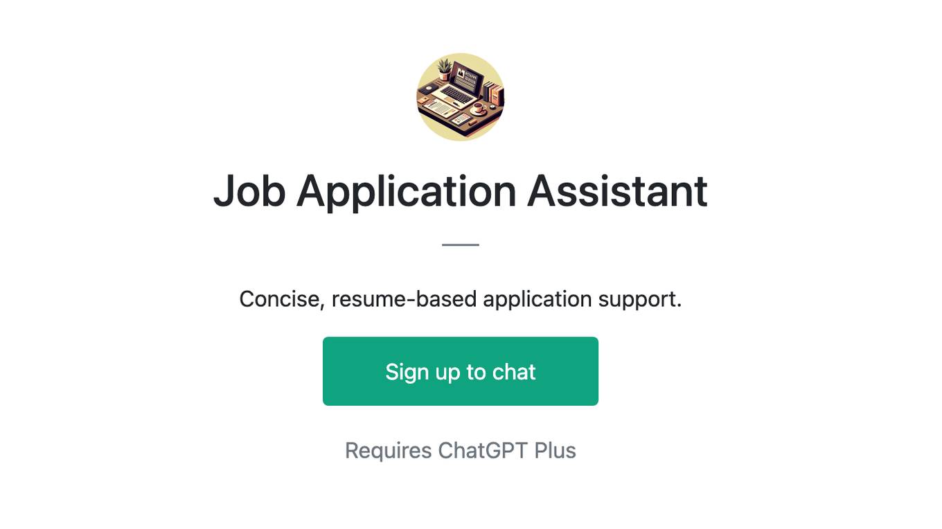 Job Application Assistant Screenshot