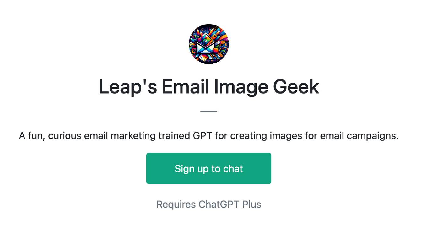 Leap's Email Image Geek Screenshot