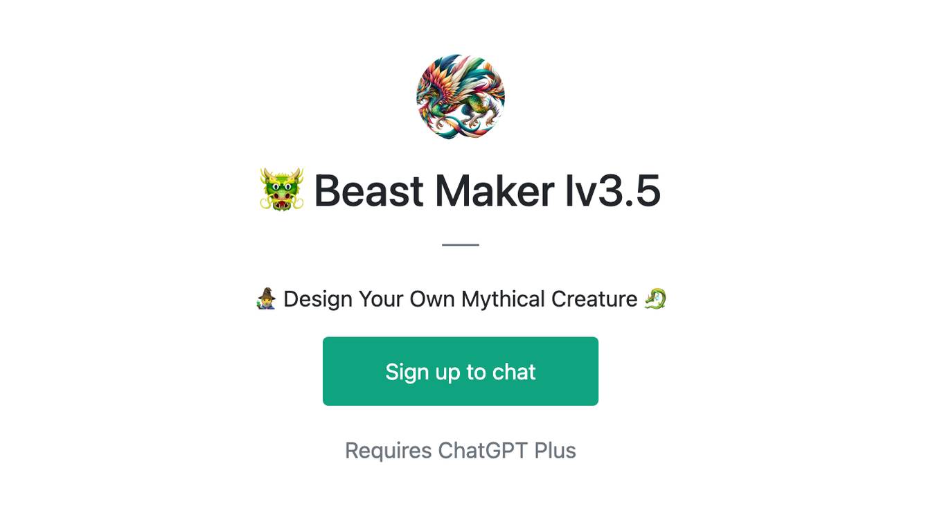 🐲 Beast Maker lv3.5 Screenshot