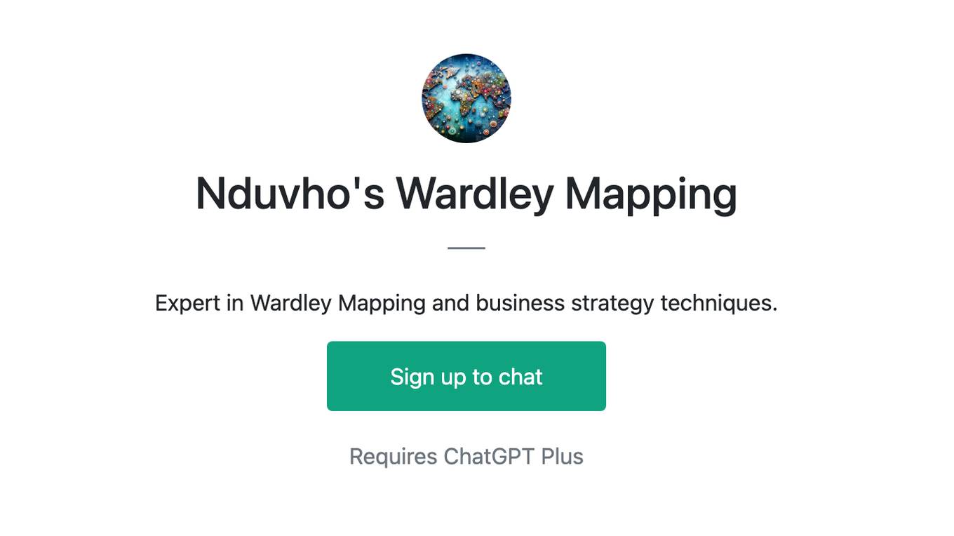 Nduvho's Wardley Mapping Screenshot