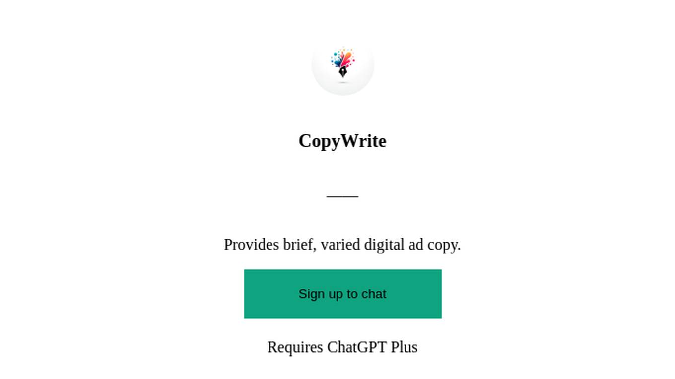 CopyWrite Screenshot