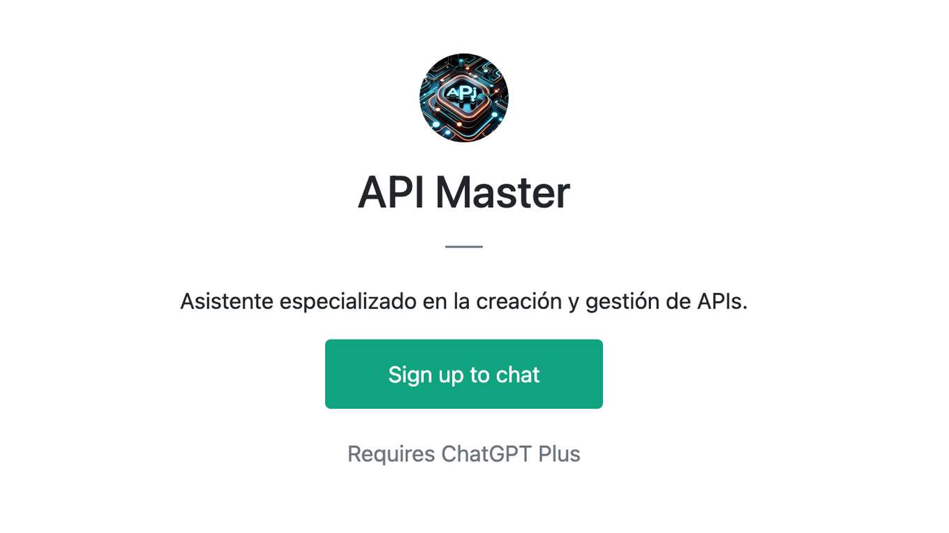 API Master Screenshot